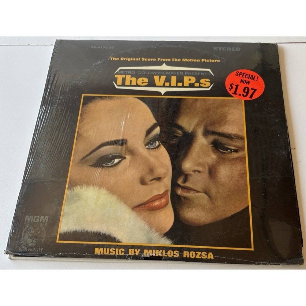 Miklos Rozsa The V.I.Ps MGM Soundtrack SEALED LP Vinyl Record Album (L50)
